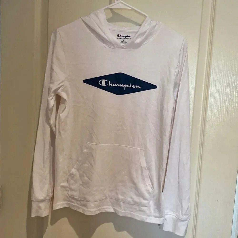Champion hooded tee L